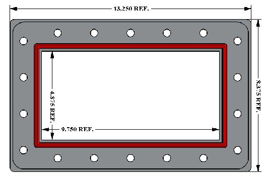 WR975 Waveguide Seal